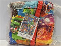 Super Mario Bros fleece blanket 50x40"