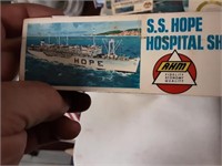 SS HOPE HOSPITAL SHIP  VINTAGE MODEL
