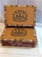 Lot of 2  cigar boxes