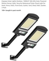 Engrepo Solar Lights Outdoor, 1000LM 168 LEDs