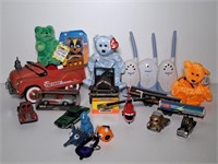 Toy cars/truck, Tootsietoy, baby monitors, Ty