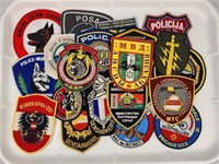 22) EUROPEAN POLICE PATCHES - OBSOLETE