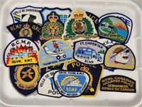 21) CANADIAN POLICE PATCHES - OBSOLETE