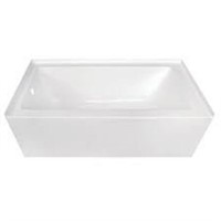 Kingston Brass Modern Alcove Soaking Bathtub