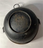 Antique favorite piqua ware 2 cast iron kettle