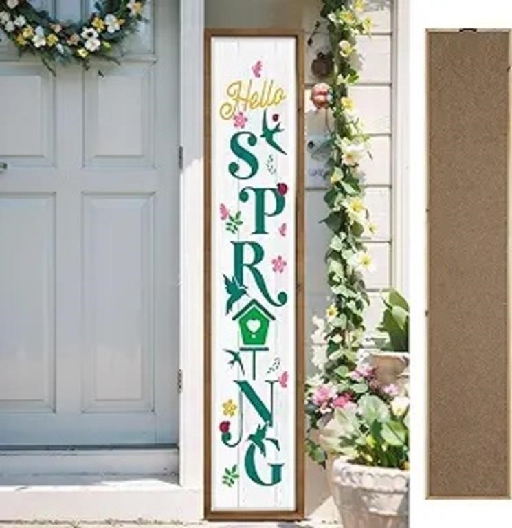 Hello Spring Porch Sign