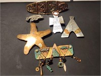 Lot of 6 Brooches/Clip