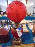 RED TABLE LAMP