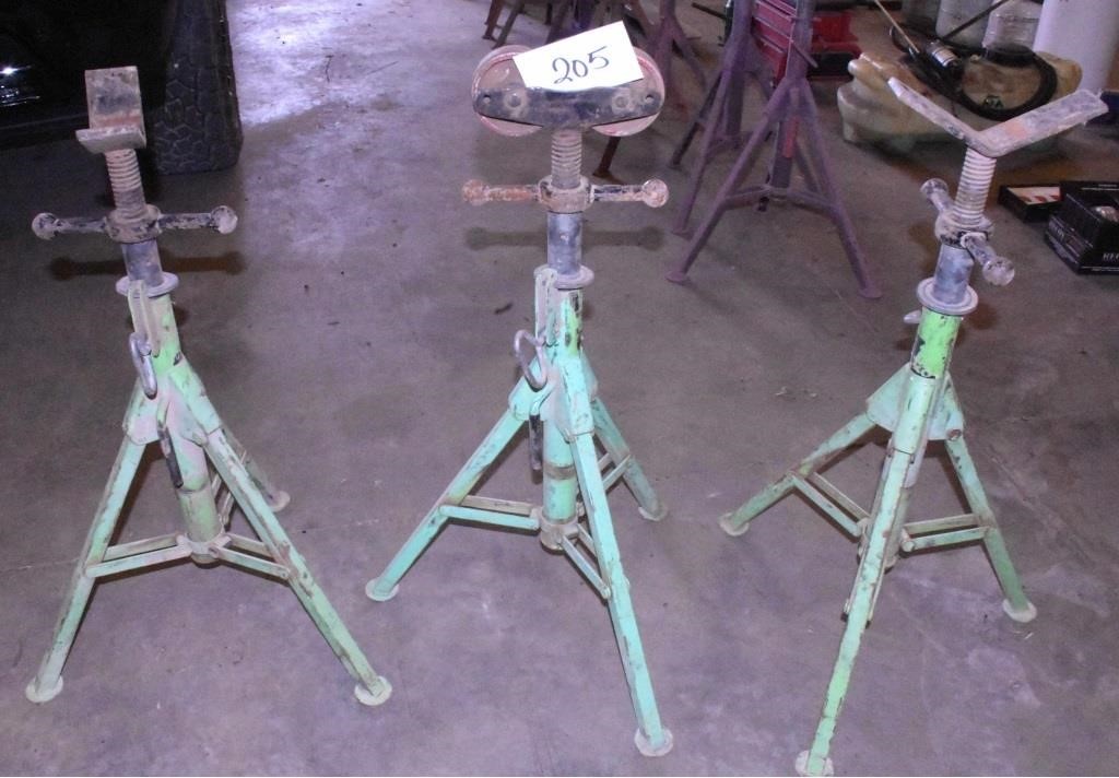 (3) Welding Jack Stands