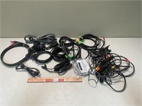 LOT OF AUX CORDS AND MORE