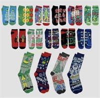 Elf 15 Days of Socks Size 6-12