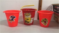 1978 Superman and the hulk buckets and a 1980