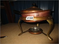 CHAFING DISH Vintage Copper & Brass