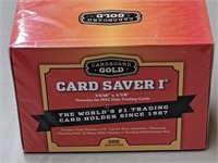 Card Saver I (200 Ct Pack) 3 5/16" x 4 7/8" Cases