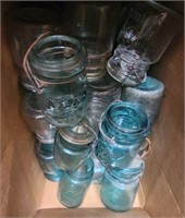 2 boxes of misc jars