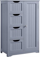 Adjustable Storage Cabinet - Gray