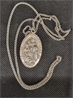 VTG Sterling .925 St. Christopher Charm