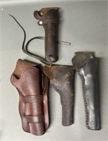 4 - Leather Revolver Holsters