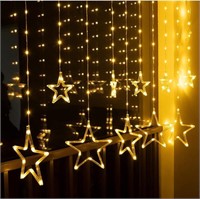 New  Christmas Curtain Lights - 8.8Ft 150LED