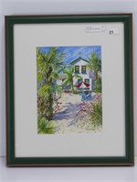 A. CHRISTEN TROPICAL HOUSE PAINTING