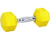 Signature Fitness Colored Rubber Coated Dumbell