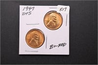 1947-D & S U.S. Cents