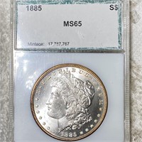 1885 Morgan Silver Dollar PCI - MS65