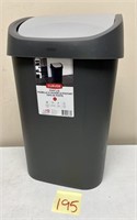 Small 7 Gal. Pivot Lid Trash Bin