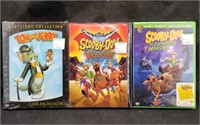 New Sealed Scooby Doo Tom & Jerry Dvd Movies
