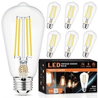 Hansang Dimmable Edison Light Bulbs E26 LED Bulb 6