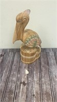 15 inch wooden pelican