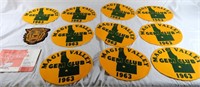 Magic Valley Gem Club pennants 1963