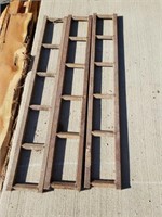 3 small steel ramps