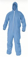 KLEENGUARD Flame-Resistant Coverall w/Hood: XL,