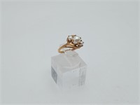 10K Yellow Gold Pearl Ring