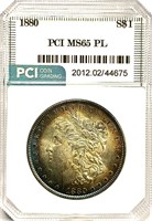1880 Morgan Silver Dollar MS-65 PL