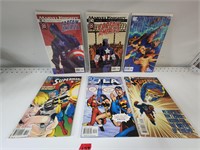 Lot of 6 DC/ Marvel Comic Books
