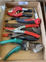 TIN SNIPS, WIRE SNIPS AND MORE