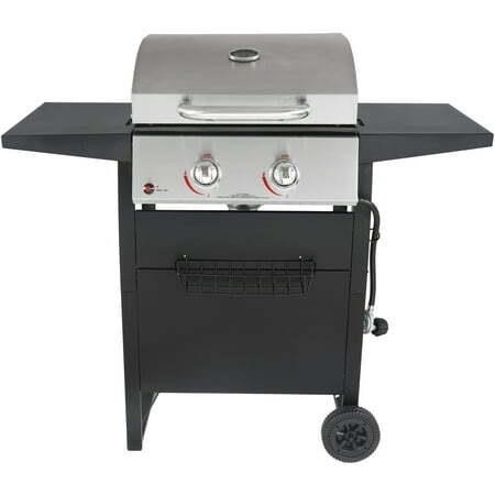 RevoAce 2-Burner Propane Gas Grill  Stainless