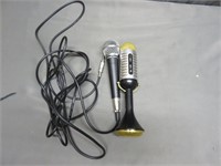 Lot of 2 Microphones Pyle Loudspeaker