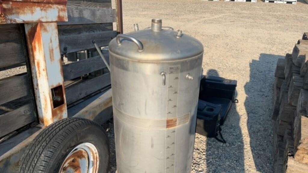 55 Gallon Stainless Steel Tank