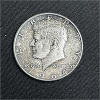 1964 Kennedy Silver Half Dollar