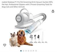 neabot Neakasa P1 Pro Pet Grooming Kit & Vacuum