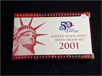 2001S Silver Proof Set
