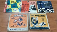 Vintage record lot One String Fiddle Bertram