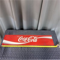 T6 Coca -cola Sign Plastic 39 X 9.5
