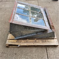 Yd 3Pc Aluminum frames Windows