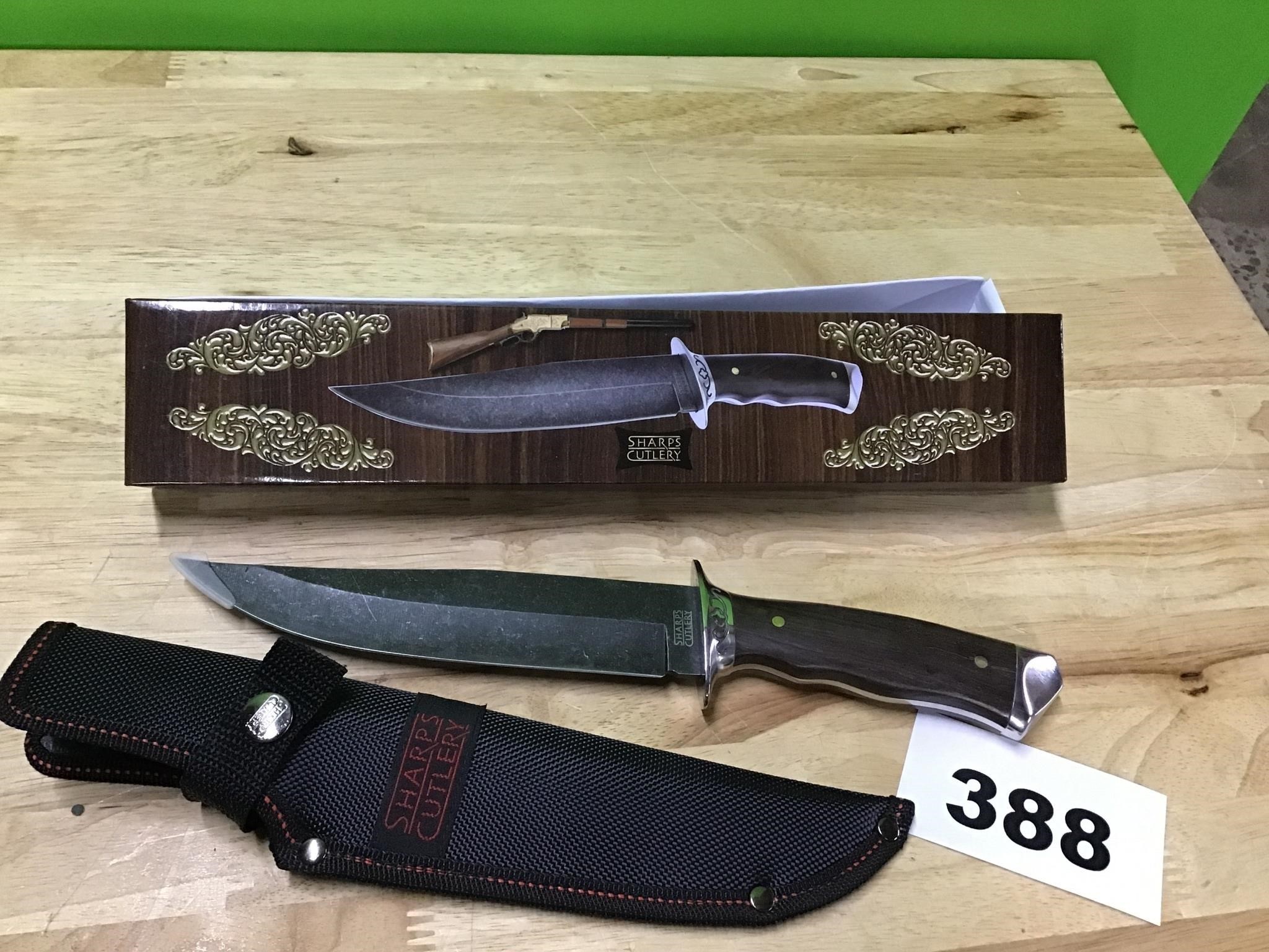 Sharps Cutlery Large Wood Handle Knife