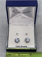 NEW Radiance 2ct Sets of Cubic Zirconia Earrings