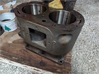 Hart Parr engine block, new sleeves, 6 1/2" bore